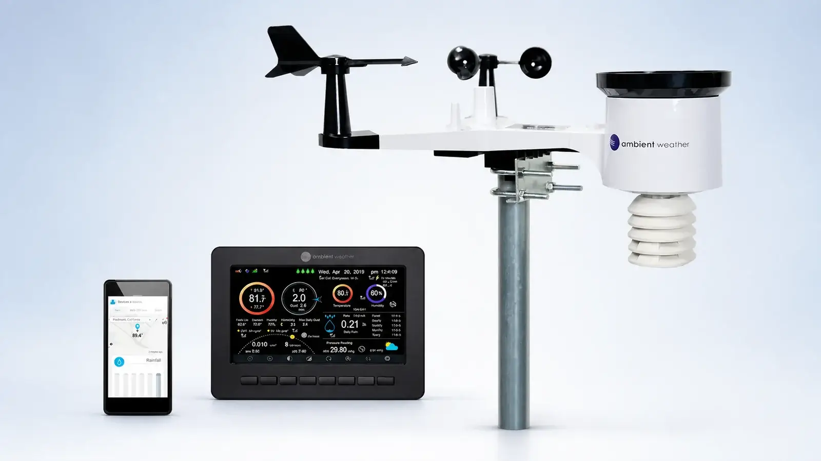 Exact Ambient Weather WS-2000 Osprey array and TFT console bundle